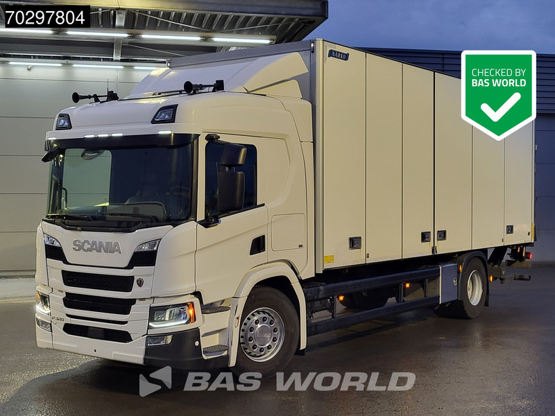 Scania P320 P 4X2 18tonner 2000kg Ladebordwand Automatic Navi LED Euro 6 - Box truck: picture 1 Scania P320 P 4X2 18tonner 2000kg Ladebordwand Automatic Navi LED Euro 6 - Box truck: picture 1