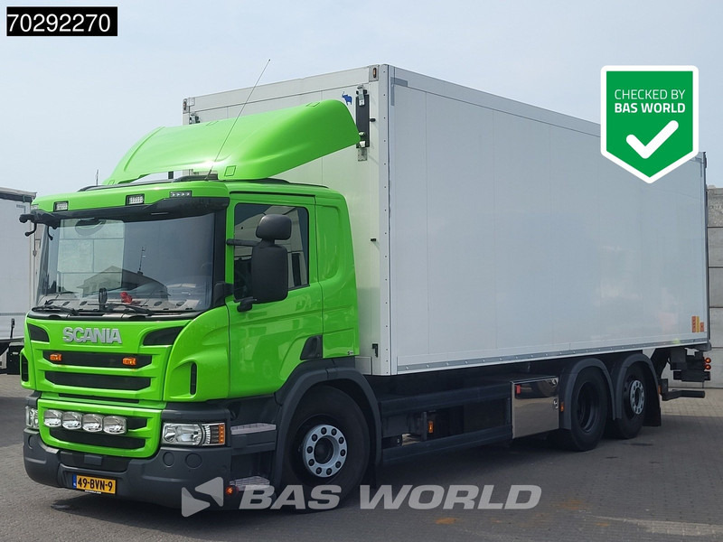 Scania P410 6X2 NL-Truck Lift+steering Axle Automatic Xenon Euro 6 - Box truck: picture 1 Scania P410 6X2 NL-Truck Lift+steering Axle Automatic Xenon Euro 6 - Box truck: picture 1