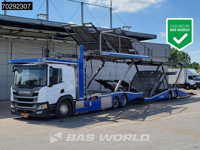 Scania P450 6X2 NL-Truck Car transporter Retarder Standklima Navi ACC LED Euro 6 - Car transporter truck: picture 1 Scania P450 6X2 NL-Truck Car transporter Retarder Standklima Navi ACC LED Euro 6 - Car transporter truck: picture 1