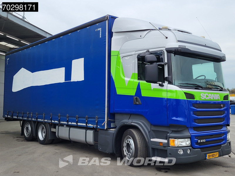 Scania R410 R 6X2 NL-Truck Curtainsider Lift+steering axle Automatic Euro 6 - Curtain side truck: picture 3 Scania R410 R 6X2 NL-Truck Curtainsider Lift+steering axle Automatic Euro 6 - Curtain side truck: picture 3