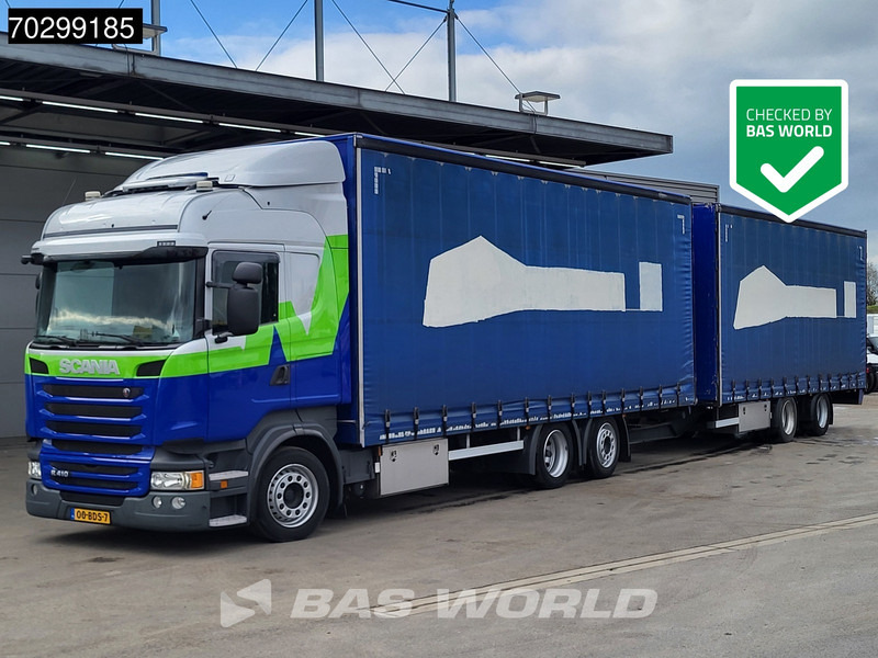 Scania R410 R 6X2 NL-Truck Standairco Lift+Steering-Axle Automatic Euro 6 - Curtain side truck: picture 1 Scania R410 R 6X2 NL-Truck Standairco Lift+Steering-Axle Automatic Euro 6 - Curtain side truck: picture 1