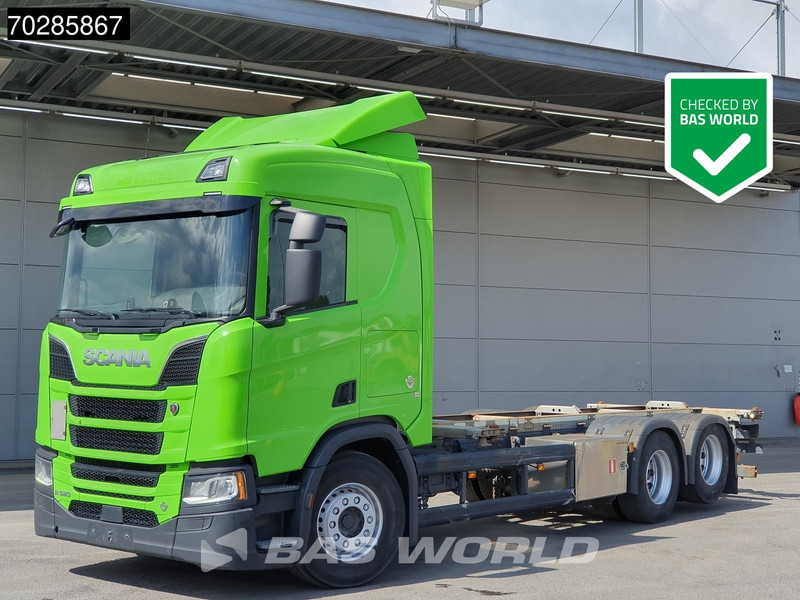 Scania R520 R 6X2 BDF Retarder Lift-axle Automatic LED ACC Euro 6 - Container transporter/ Swap body truck: picture 1 Scania R520 R 6X2 BDF Retarder Lift-axle Automatic LED ACC Euro 6 - Container transporter/ Swap body truck: picture 1