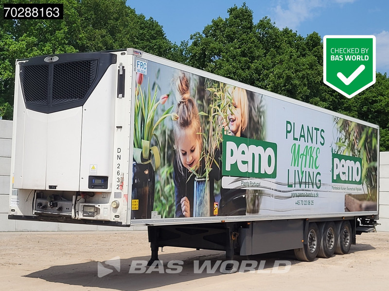 Schmitz Cargobull Carrier 3 axles Doppelverdampfer Tailgate Palettenkasten Blumenbreit LBW - Refrigerated semi-trailer: picture 1 Schmitz Cargobull Carrier 3 axles Doppelverdampfer Tailgate Palettenkasten Blumenbreit LBW - Refrigerated semi-trailer: picture 1