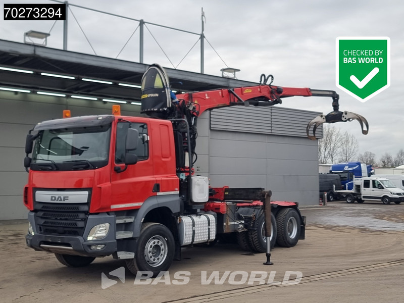 DAF CF 510 6X4 Retarder Big-Axle Holz Kran Palfinger Epsilon S260L82 - Tractor unit: picture 1 DAF CF 510 6X4 Retarder Big-Axle Holz Kran Palfinger Epsilon S260L82 - Tractor unit: picture 1