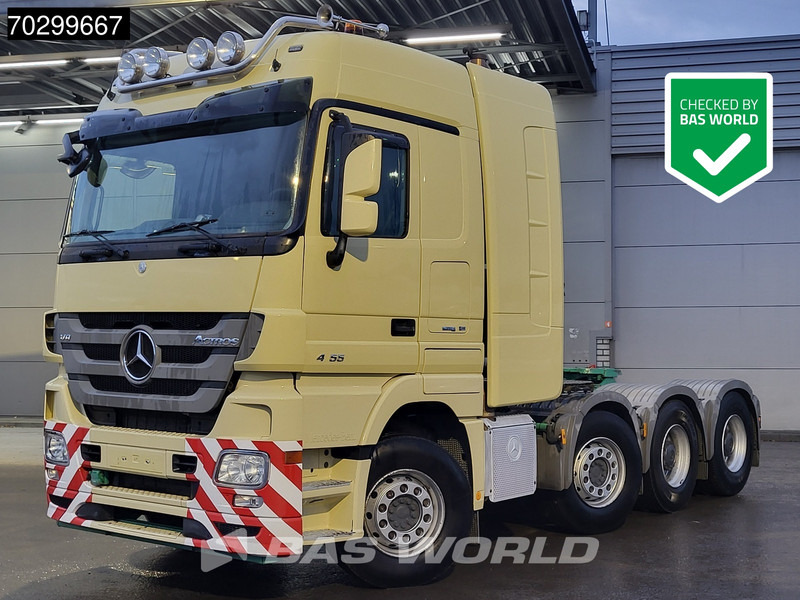 Mercedes-Benz Actros 4155 8X4 120T! 3-Pedals Retarder Big-Axle Lift+Lenkachse Euro 5 - Tractor unit: picture 1 Mercedes-Benz Actros 4155 8X4 120T! 3-Pedals Retarder Big-Axle Lift+Lenkachse Euro 5 - Tractor unit: picture 1