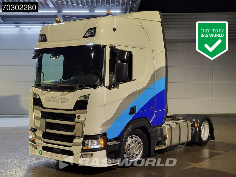 Tractor unit Scania R450 4X2 Mega Hebesattel Retarder 2x Tanks Standklima: picture 1