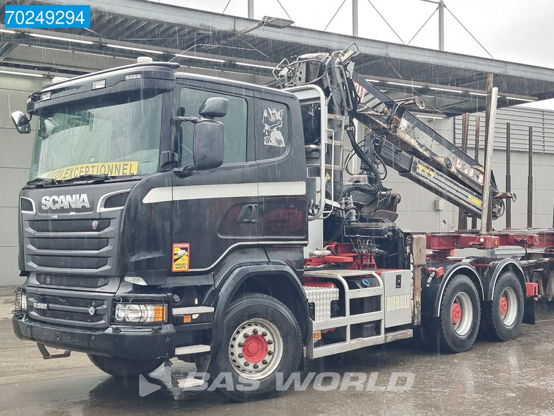 Scania R580 6X4 Holz Kran Diebolt D28 Full-Steell Extentable Trailer - Tractor unit: picture 5 Scania R580 6X4 Holz Kran Diebolt D28 Full-Steell Extentable Trailer - Tractor unit: picture 5