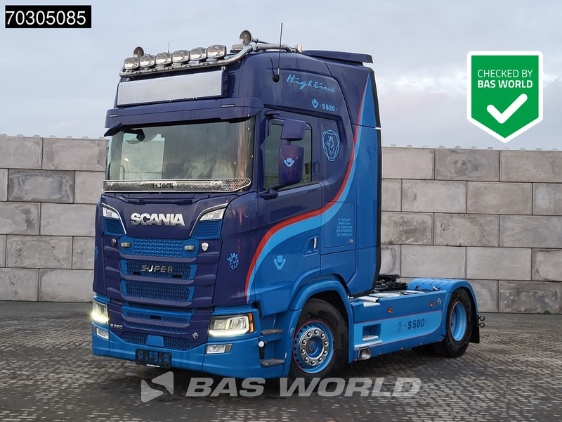 Scania S580 S 4X2 Full-Air Retarder 2xTanks Standklima Leder - Tractor unit: picture 1 Scania S580 S 4X2 Full-Air Retarder 2xTanks Standklima Leder - Tractor unit: picture 1