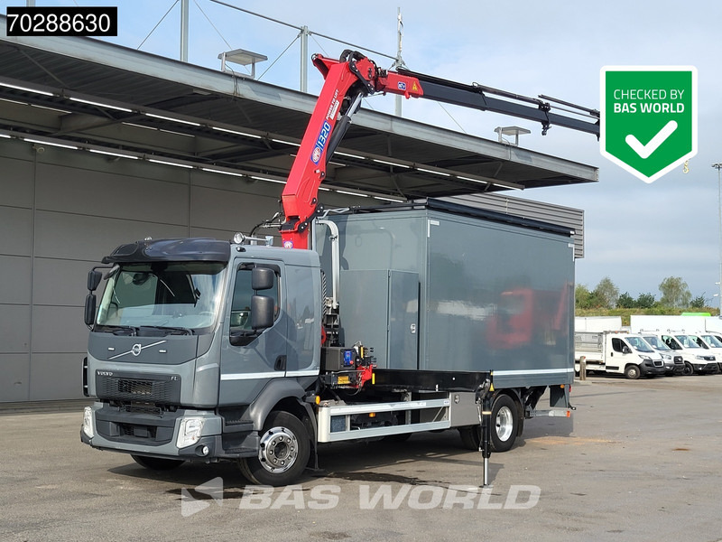 Volvo FL 250 4X2 Mobile workshop HMF 1320K-RCS Crane manbasket 2000kg Ladebordwand - Truck, Crane truck: picture 1 Volvo FL 250 4X2 Mobile workshop HMF 1320K-RCS Crane manbasket 2000kg Ladebordwand - Truck, Crane truck: picture 1
