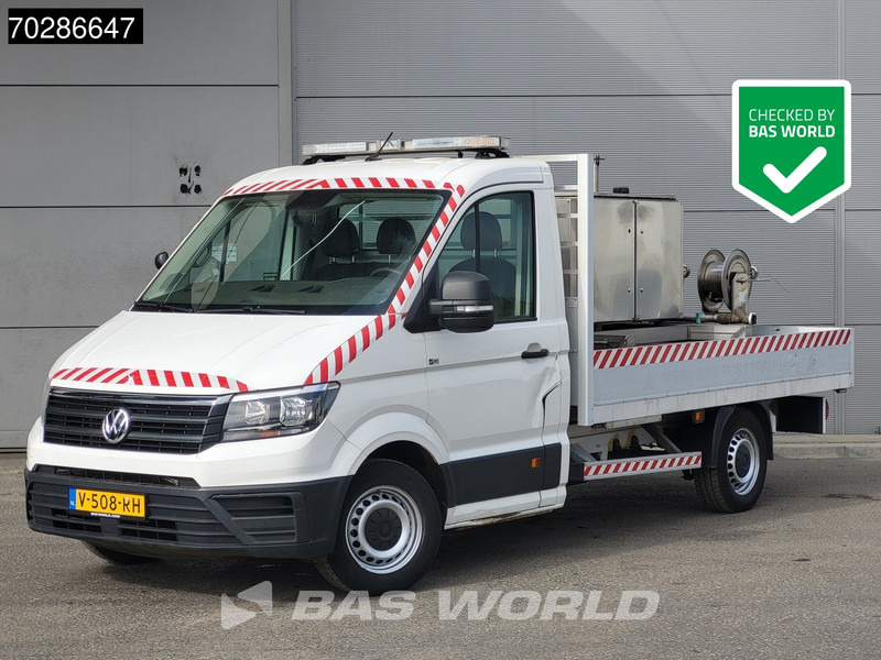 Volkswagen Crafter 177pk Automaat Open Laadbak Reinigingswagen Trekhaak Airco Cruise Euro6 Pritsche Pickup Open Box Hogedrukspuit Waterpomp A/C Tow - Open body delivery van: picture 1 Volkswagen Crafter 177pk Automaat Open Laadbak Reinigingswagen Trekhaak Airco Cruise Euro6 Pritsche Pickup Open Box Hogedrukspuit Waterpomp A/C Tow - Open body delivery van: picture 1