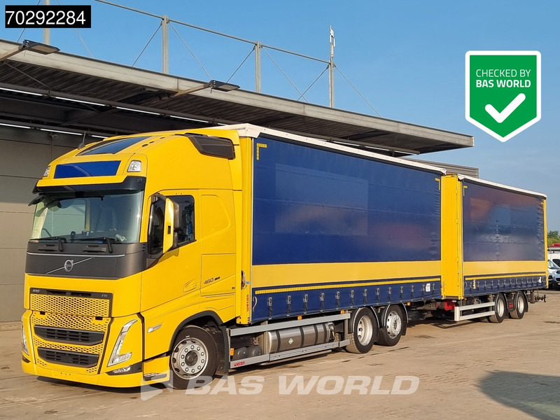 Volvo FH 460 6X2 LNG JUMBO LKW ACC Navi Standklima Liftachse Euro 6 - Curtain side truck: picture 1 Volvo FH 460 6X2 LNG JUMBO LKW ACC Navi Standklima Liftachse Euro 6 - Curtain side truck: picture 1