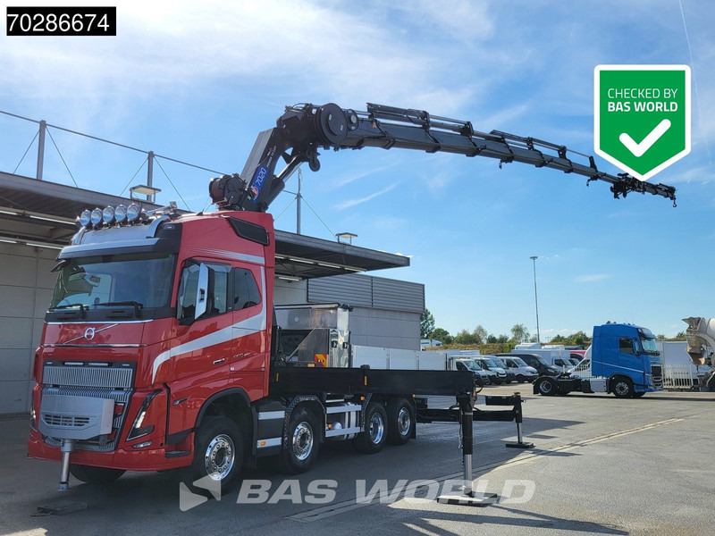 Volvo FH16 650 FH16 8X2 HMF 7020K-RCS Crane + Fly-Jib Lift+Steering-Axle Navi LED ACC Euro 6 - Dropside/ Flatbed truck, Crane truck: picture 1 Volvo FH16 650 FH16 8X2 HMF 7020K-RCS Crane + Fly-Jib Lift+Steering-Axle Navi LED ACC Euro 6 - Dropside/ Flatbed truck, Crane truck: picture 1
