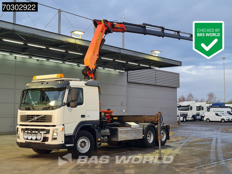 Volvo FM 400 FM 6X2 Palfinger PK20002 Crane 17tons Palift Lift+steering Axle Automatic Euro 3 - Hook lift truck, Crane truck: picture 1 Volvo FM 400 FM 6X2 Palfinger PK20002 Crane 17tons Palift Lift+steering Axle Automatic Euro 3 - Hook lift truck, Crane truck: picture 1
