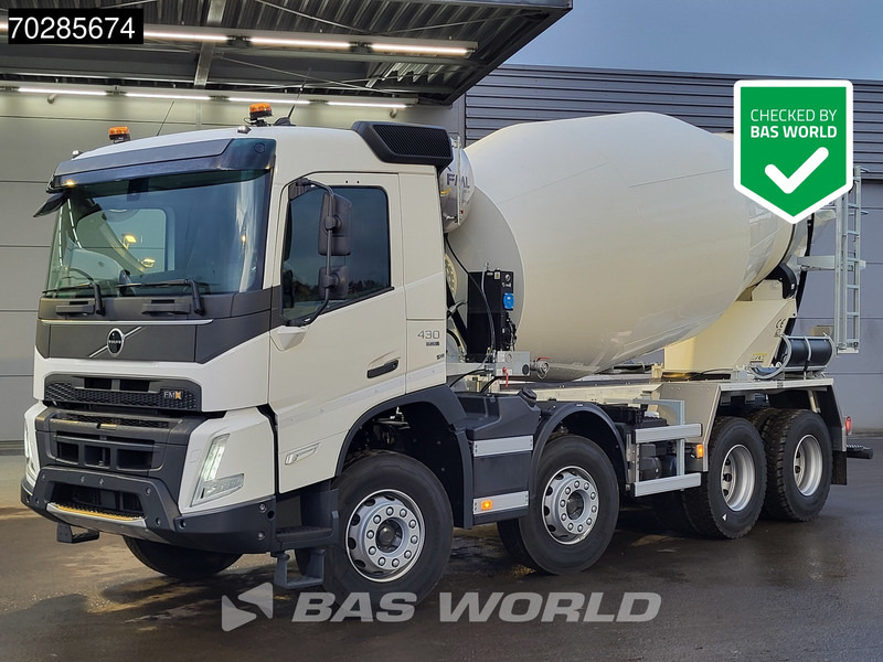 Volvo FMX 430 8X4 New! 10m3 FML Mixer Steelsuspension Automatic LED Euro 6 - Concrete mixer truck: picture 1 Volvo FMX 430 8X4 New! 10m3 FML Mixer Steelsuspension Automatic LED Euro 6 - Concrete mixer truck: picture 1