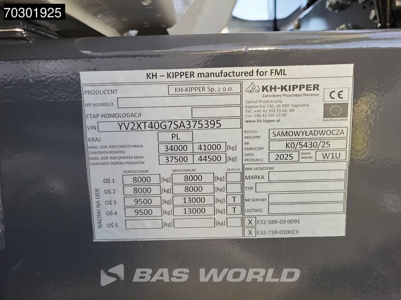 Leasing of Volvo FMX 500 8X4 NEW! 18m3 tipper Steelsuspension Big-Axle Automatic Euro 6 Volvo FMX 500 8X4 NEW! 18m3 tipper Steelsuspension Big-Axle Automatic Euro 6: picture 17