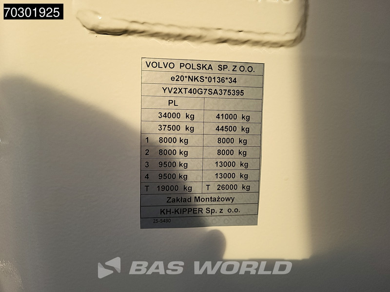 Leasing of Volvo FMX 500 8X4 NEW! 18m3 tipper Steelsuspension Big-Axle Automatic Euro 6 Volvo FMX 500 8X4 NEW! 18m3 tipper Steelsuspension Big-Axle Automatic Euro 6: picture 18