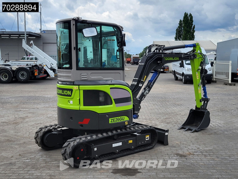 New Mini excavator Zoomlion ZE26 GU FACTORY WARRANTY - CE CERTIFIED: picture 6