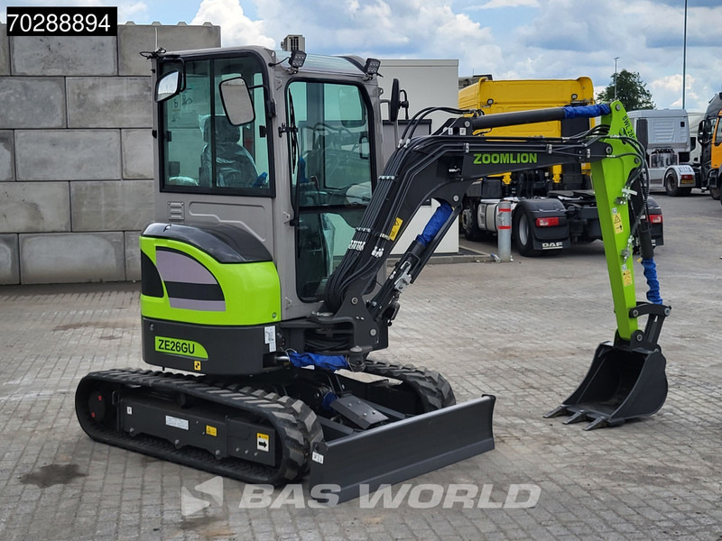 New Mini excavator Zoomlion ZE26 GU FACTORY WARRANTY - CE CERTIFIED: picture 7