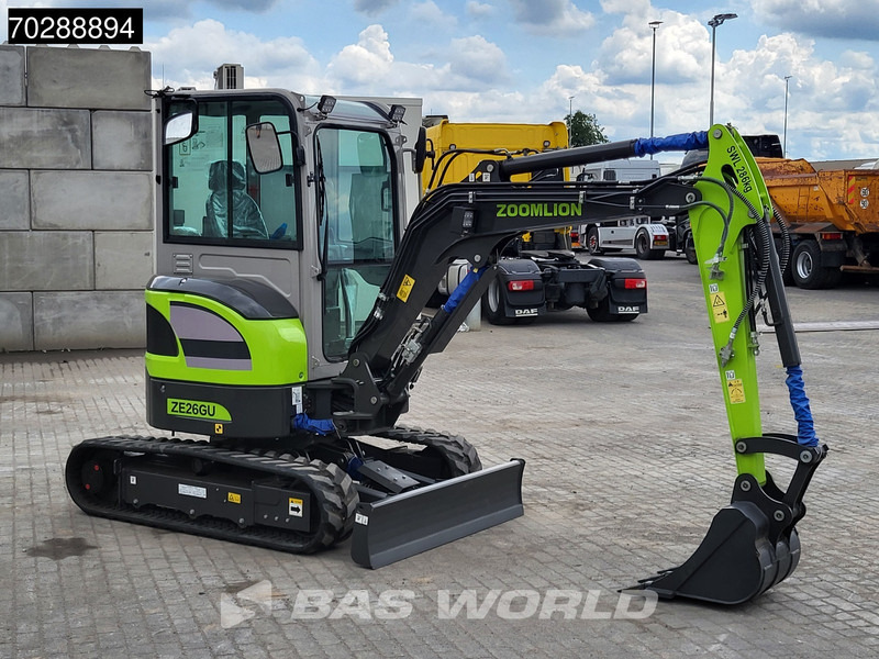New Mini excavator Zoomlion ZE26 GU FACTORY WARRANTY - CE CERTIFIED: picture 8