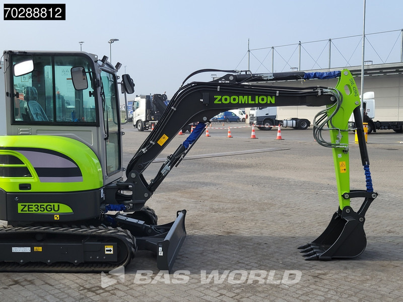 New Mini excavator Zoomlion ZE35 GU FACTORY WARRANTY- A/C - CE CERTIFIED: picture 9