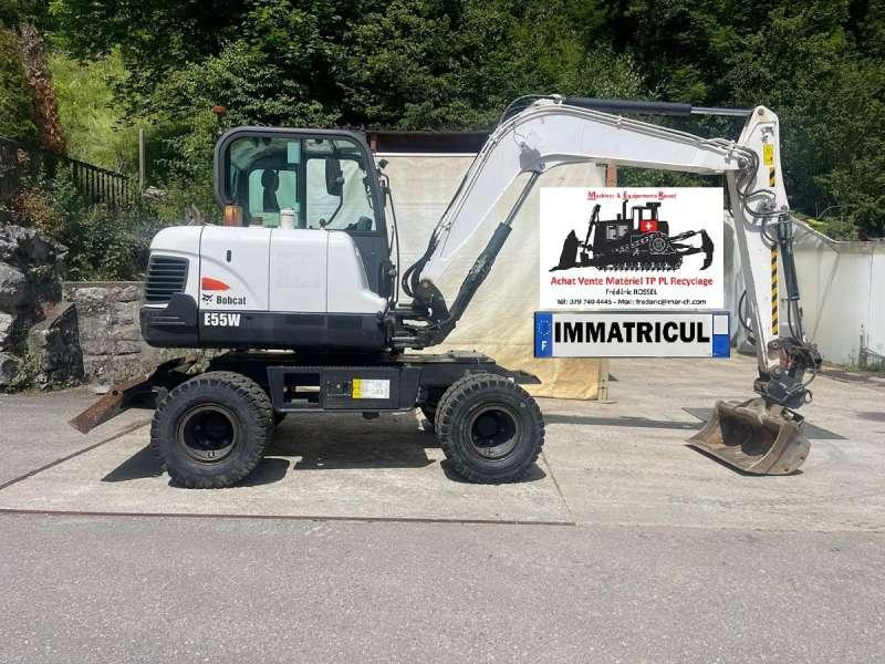 Bobcat E55W - Wheel excavator: picture 1 Bobcat E55W - Wheel excavator: picture 1