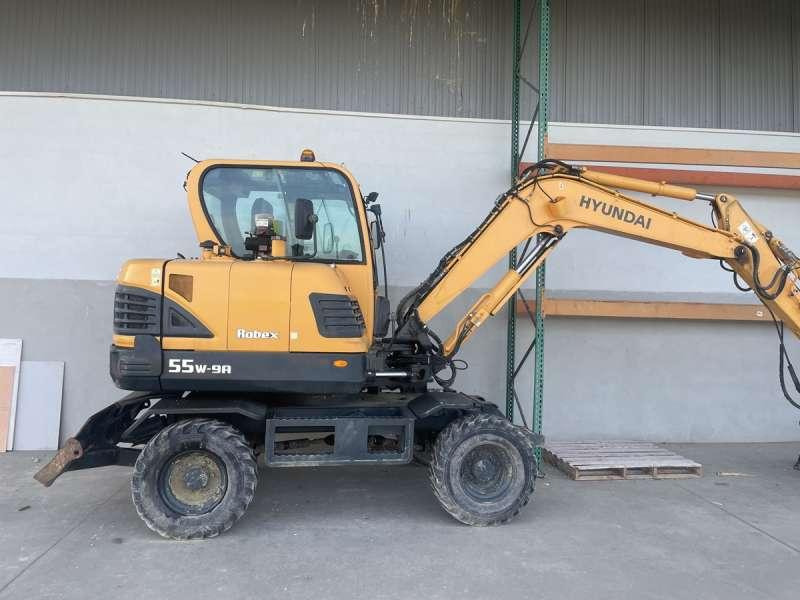 Hyundai R55W-9A - Wheel excavator: picture 1 Hyundai R55W-9A - Wheel excavator: picture 1