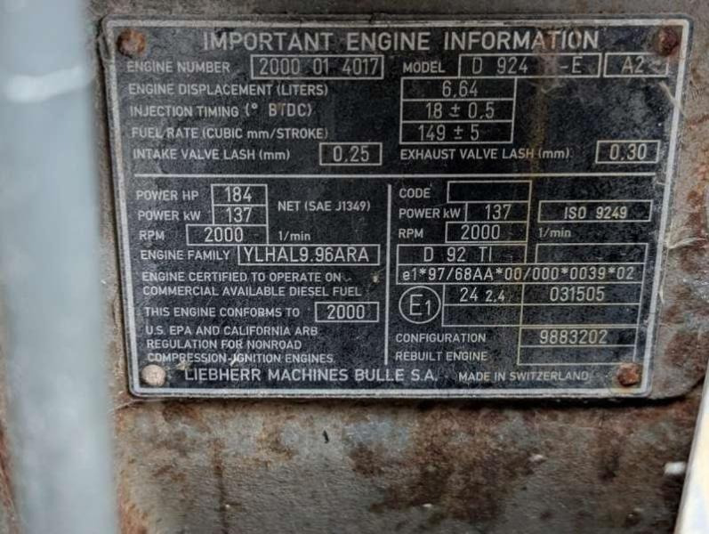 Wheel loader Liebherr L554: picture 43 Wheel loader Liebherr L554: picture 43