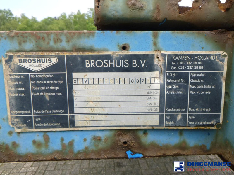 Low loader semi-trailer Broshuis 3-axle semi-lowbed trailer 45 t / extendable: picture 9 Low loader semi-trailer Broshuis 3-axle semi-lowbed trailer 45 t / extendable: picture 9