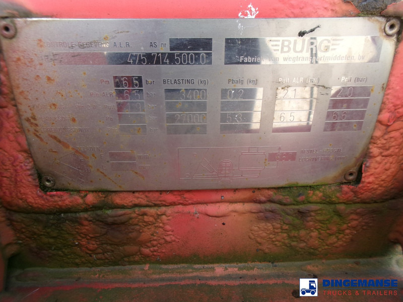 Container transporter/ Swap body semi-trailer Burg 3-axle container chassis 20,30 ft + ADR: picture 7