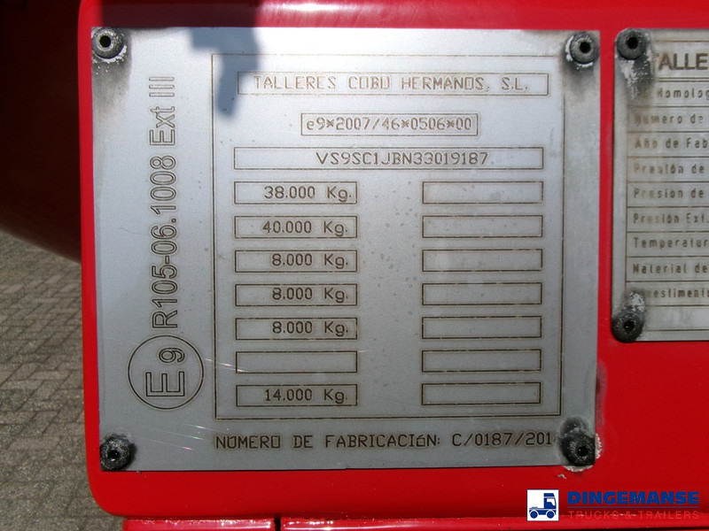 Leasing of COBO Bitumen tank inox 34 m3 / 1 comp COBO Bitumen tank inox 34 m3 / 1 comp: picture 13
