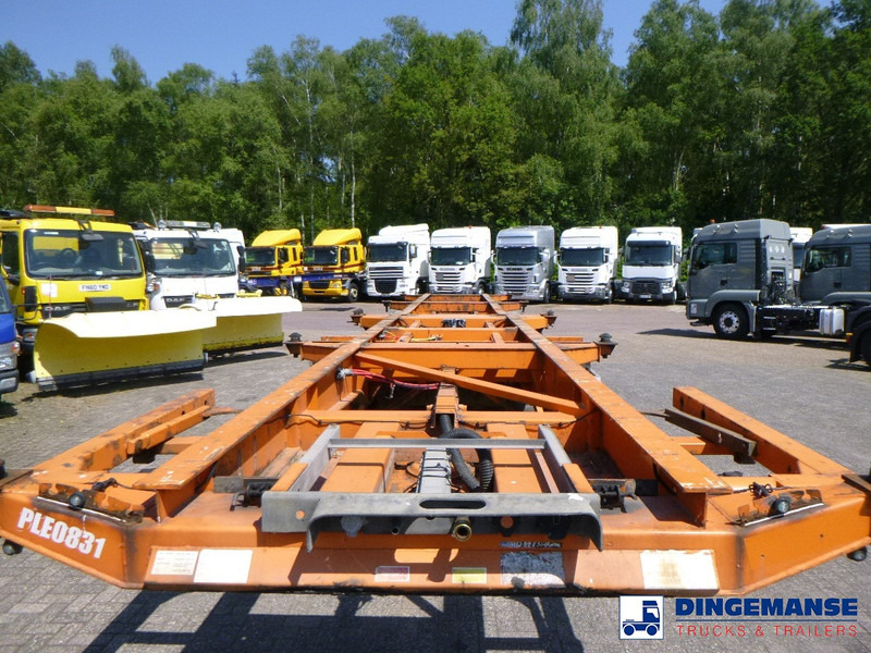 Container transporter/ Swap body semi-trailer Dennison 4-axle container combi trailer (3 + 1 axles) 20-30-40-45 ft: picture 6