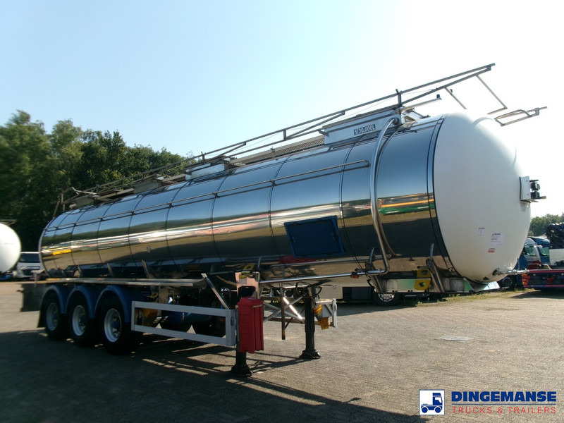 Feldbinder Chemical tank (non-ADR) inox 30 m3 / 1 comp + pump - Tanker semi-trailer: picture 2 Feldbinder Chemical tank (non-ADR) inox 30 m3 / 1 comp + pump - Tanker semi-trailer: picture 2