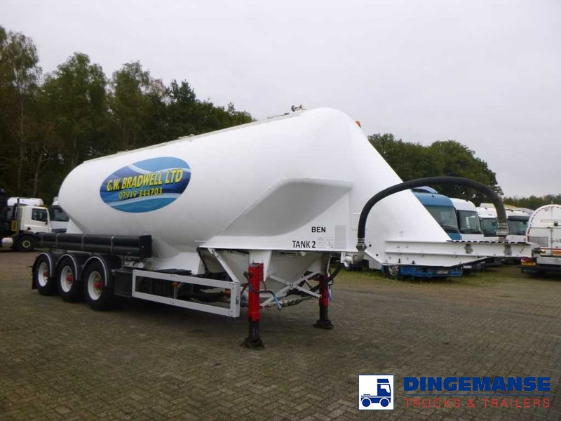 Feldbinder Powder tank alu 40 m3 / 1 comp - Tanker semi-trailer: picture 2 Feldbinder Powder tank alu 40 m3 / 1 comp - Tanker semi-trailer: picture 2