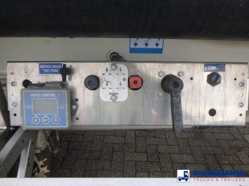 Tanker semi-trailer Feldbinder Powder tank alu 40 m3 / 1 comp + compressor: picture 18