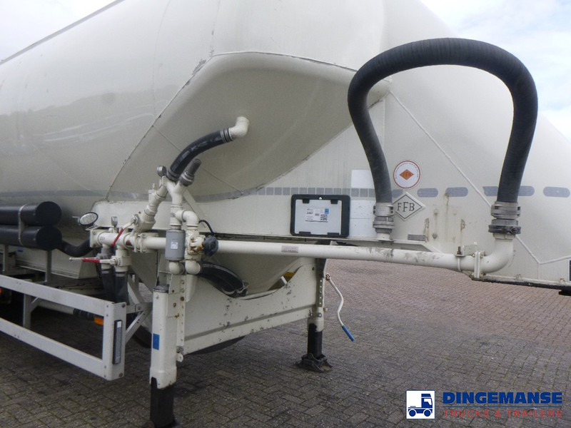 Tanker semi-trailer Feldbinder Powder tank alu 40 m3 / 1 comp + compressor: picture 10