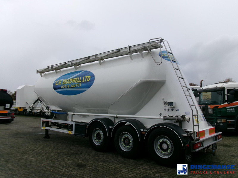 Feldbinder Powder tank alu 40 m3 / 1 comp + compressor - Tanker semi-trailer: picture 3 Feldbinder Powder tank alu 40 m3 / 1 comp + compressor - Tanker semi-trailer: picture 3