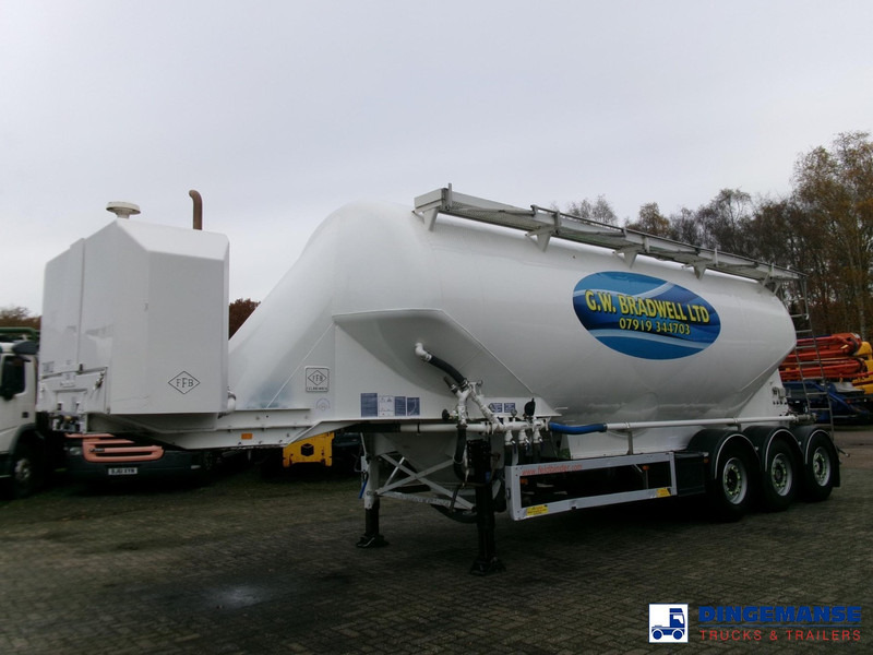Feldbinder Powder tank alu 40 m3 / 1 comp + compressor - Tanker semi-trailer: picture 1 Feldbinder Powder tank alu 40 m3 / 1 comp + compressor - Tanker semi-trailer: picture 1