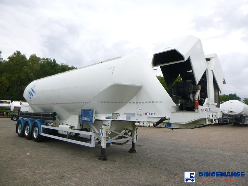 Feldbinder Powder tank alu 50 m3 + compressor - Tanker semi-trailer: picture 2 Feldbinder Powder tank alu 50 m3 + compressor - Tanker semi-trailer: picture 2
