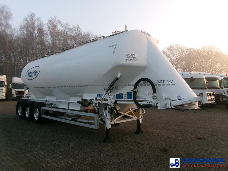 Feldbinder Powder tank alu alu 49 m3 / 1 comp - Tanker semi-trailer: picture 2 Feldbinder Powder tank alu alu 49 m3 / 1 comp - Tanker semi-trailer: picture 2