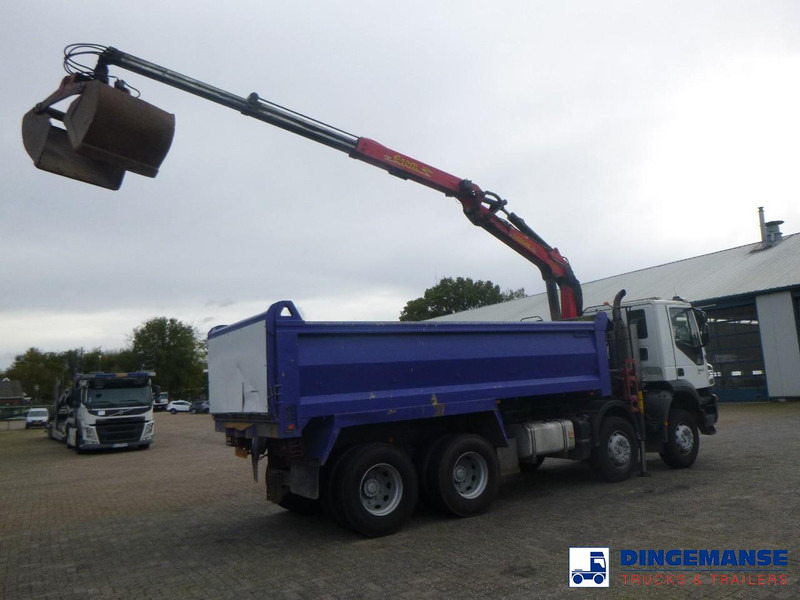 Iveco AD340T36 8x4 RHD tipper + Palfinger E120 plus + grapple - Crane truck: picture 4 Iveco AD340T36 8x4 RHD tipper + Palfinger E120 plus + grapple - Crane truck: picture 4