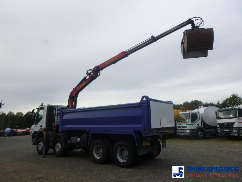 Iveco AD340T36 8x4 RHD tipper + Palfinger E120 plus + grapple - Crane truck: picture 3 Iveco AD340T36 8x4 RHD tipper + Palfinger E120 plus + grapple - Crane truck: picture 3