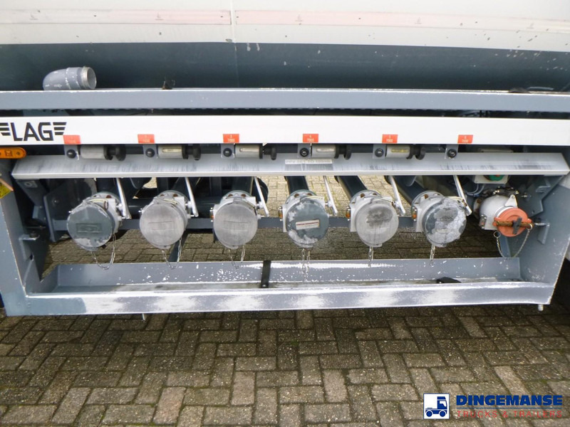 Tanker trailer LAG Fuel tank alu 44.4 m3 / 6 comp + pump: picture 10