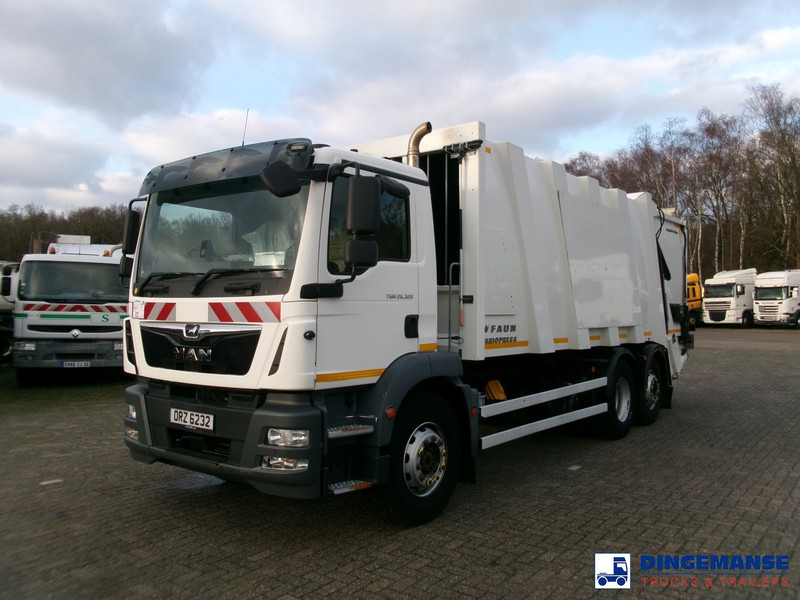 MAN TGM 26.320 6X2 Euro 6 RHD Faun refuse truck - Refuse truck: picture 1 MAN TGM 26.320 6X2 Euro 6 RHD Faun refuse truck - Refuse truck: picture 1