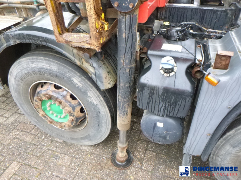 Crane truck MAN TGS 35.400 8X4 RHD tipper + Palfinger Epsilon M125L: picture 13