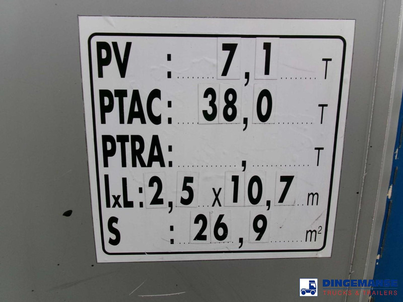 Tanker semi-trailer Magyar Bitumen tank inox 32 m3 / 1 comp: picture 19
