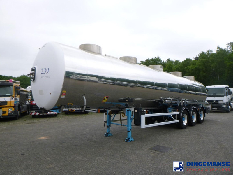 Magyar Chemical tank inox 33 m3 / 1 comp - Tanker semi-trailer: picture 1 Magyar Chemical tank inox 33 m3 / 1 comp - Tanker semi-trailer: picture 1