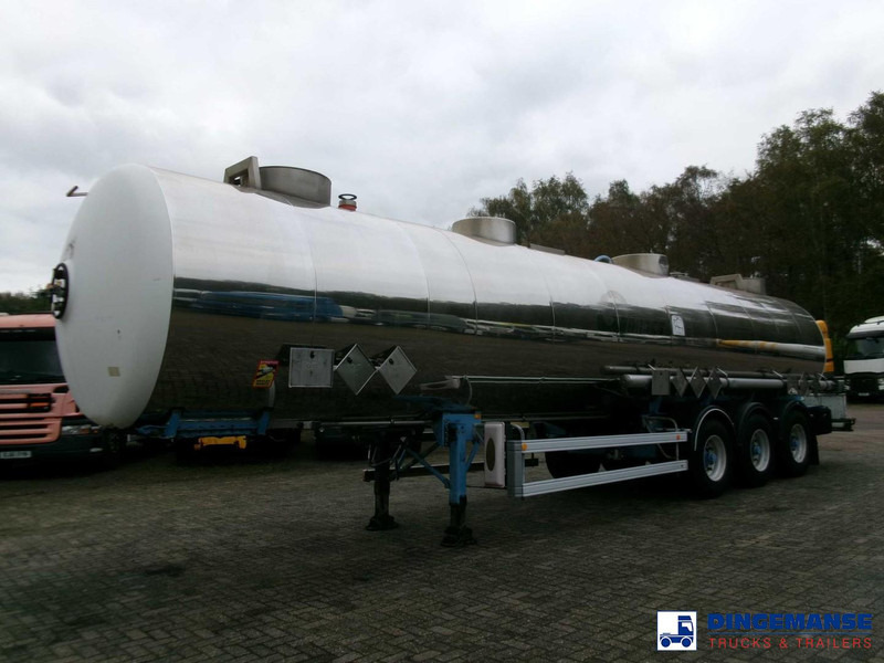 Magyar Chemical tank inox L4BH 33.5 m3 / 3 comp - Tanker semi-trailer: picture 1 Magyar Chemical tank inox L4BH 33.5 m3 / 3 comp - Tanker semi-trailer: picture 1