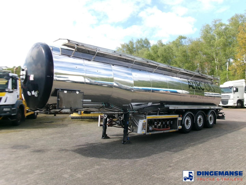 Magyar Heavy oil tank inox 37 m3 / 5 comp + pump - Tanker semi-trailer: picture 1 Magyar Heavy oil tank inox 37 m3 / 5 comp + pump - Tanker semi-trailer: picture 1