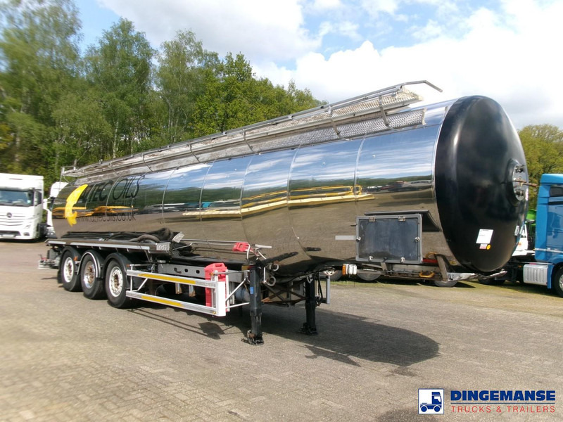 Magyar Heavy oil tank inox 37 m3 / 5 comp + pump - Tanker semi-trailer: picture 2 Magyar Heavy oil tank inox 37 m3 / 5 comp + pump - Tanker semi-trailer: picture 2