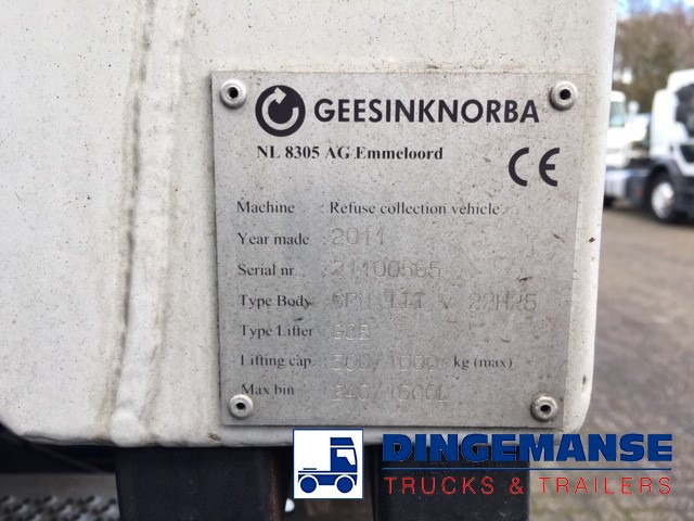 Refuse truck Mercedes-Benz Econic 2629 6x4 RHD Euro 5 EEV Geesink Norba refuse truck: picture 14